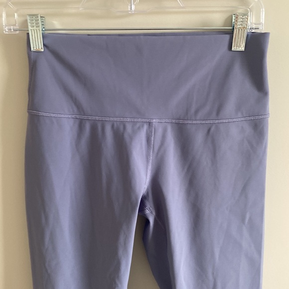Lululemon wunder under high rise cropped leggings Sz 8 peri purple - Picture 3 of 7
